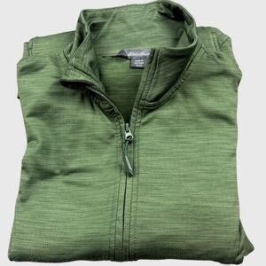 Eddie Bauer Womens Sm‎ Dark Heather Green Base Layer Pullover Performance Hiking